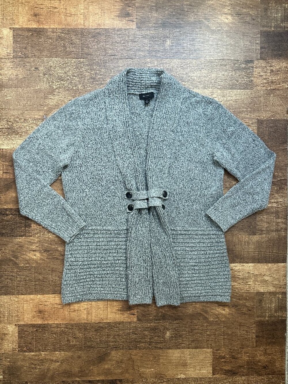 ⭐AB STUDIO OPEN FRONT CARDIGAN in Gray, size XL⭐